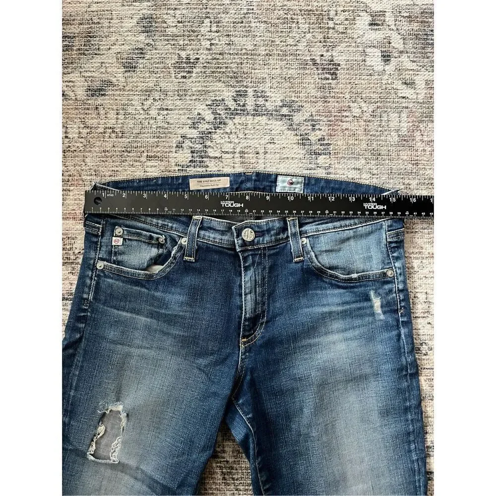 AG The Stilt Roll-Up Cigarette Roll-Up Jeans
